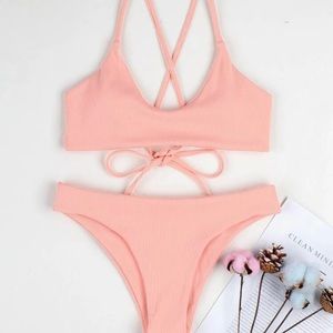 Pink bikini